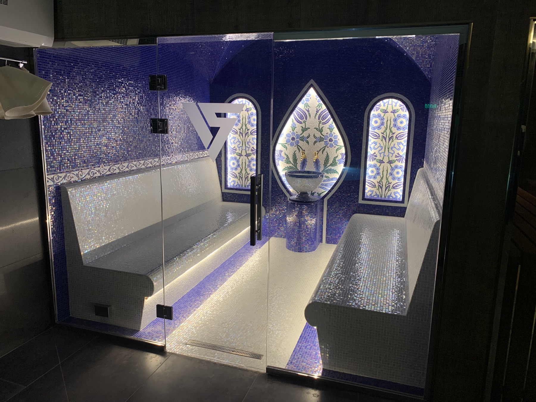 Интерьер хаммама в Vertex SPA Hotel